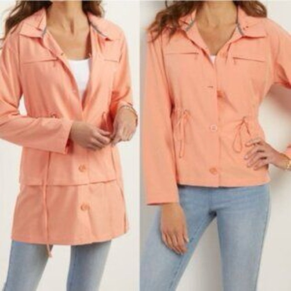 Soft Surroundings Go Lively Convertible Jacket Womens Large (14-16) NWT